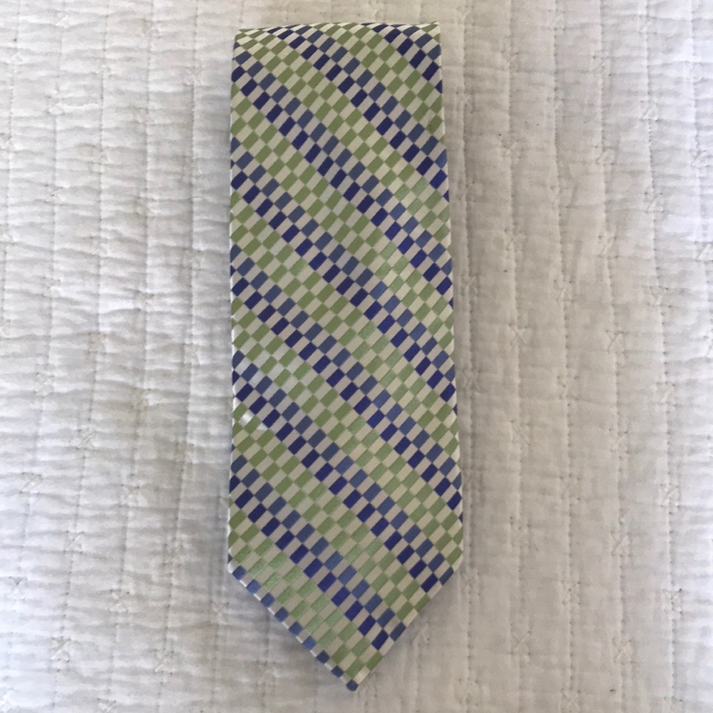 Michael Kors Geometric Check Tie